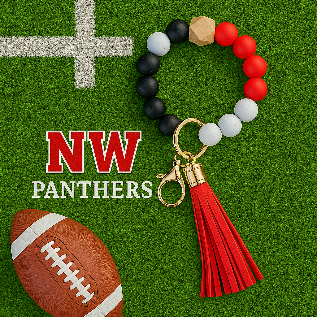NorthWood Beaded Wristlet Keychain