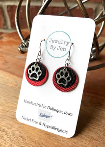 NorthWood Paw Print Earrings - Asst. Colors