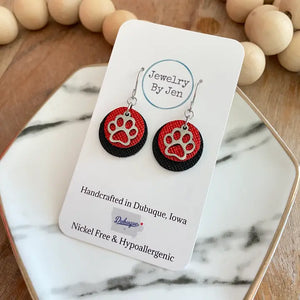 NorthWood Paw Print Earrings - Asst. Colors