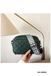 Quilted Crossbody Purse - Asst. Colors