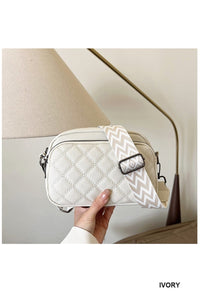 Quilted Crossbody Purse - Asst. Colors