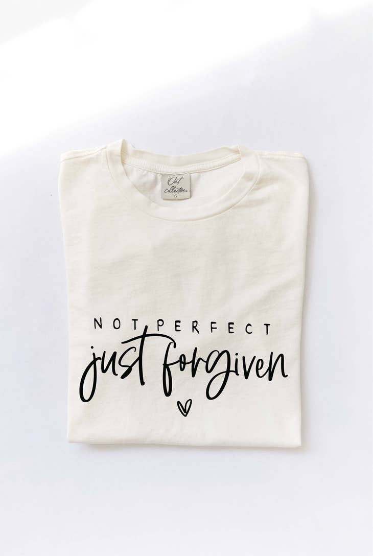 $10.00 SALE - Graphic - Not Perfect Just Forgiven