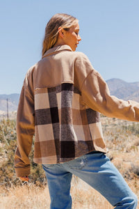 $30.00 SALE - Shacket - Brown Plaid