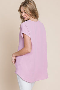 $20.00 SALE - Slub Knit Top - Asst. Colors