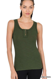 $10.00 SALE - Zenana Ribbed Tank - Asst. Colors