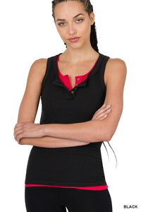 $10.00 SALE - Zenana Ribbed Tank - Asst. Colors