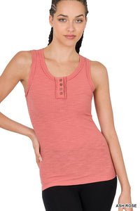 $10.00 SALE - Zenana Ribbed Tank - Asst. Colors